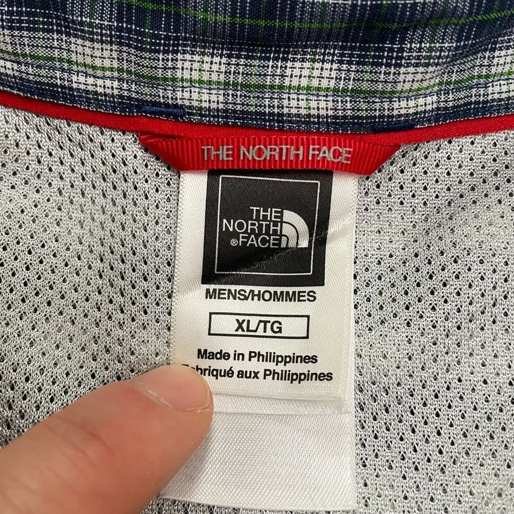 The North Face Plaid Shirt Mens XL Multicolor Short Sleeve Casual Outdoor Top